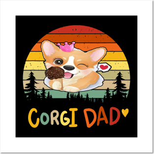 Corgi Dad  (49) Posters and Art